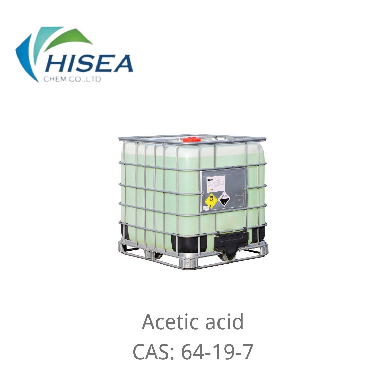 Acide acétique glacial liquide de catégorie comestible pour l'usine de teinture